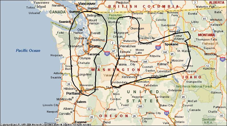 Washington Distribution Map