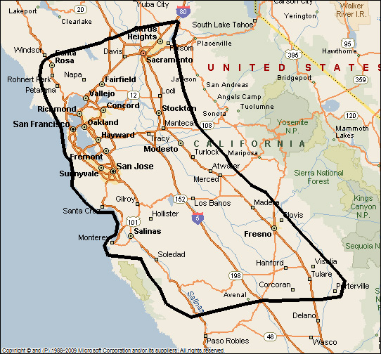 Harvest San Francisco Distribution Area